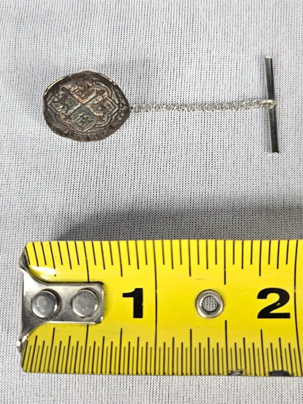Vintage Atocha Shipwreck Silver Tie Tack | Mel Fisher Treasure Salvors COA